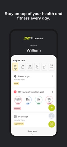 S E Fitness screenshot