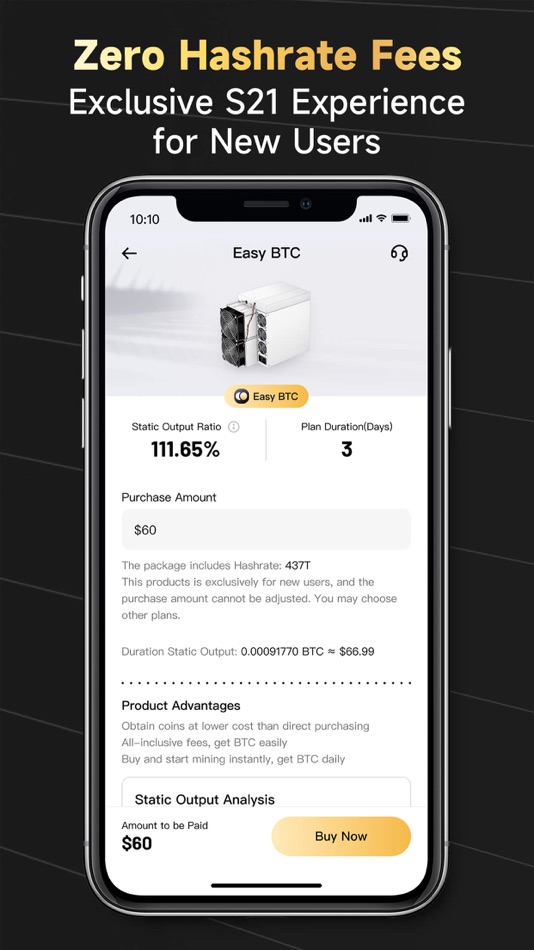 #3. BitFuFu: Secure Cloud Mining (iOS) Podle: Ethereal Tech US Corporation