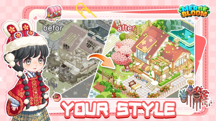 Merge Bloom - Garden games screenshot-3