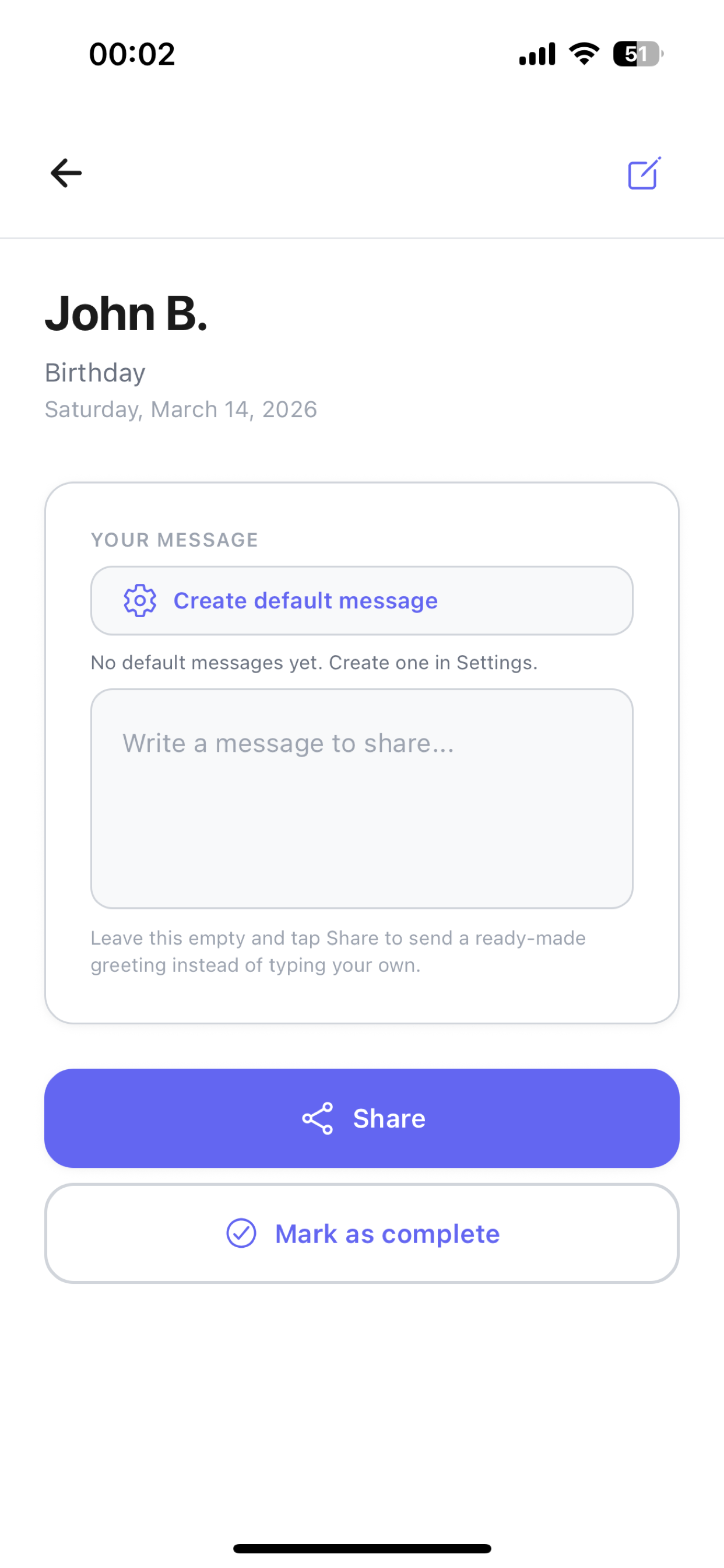 Wishly - Event Reminder screenshot 5