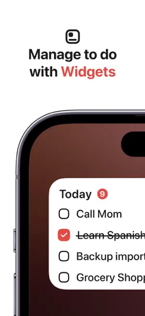 To do list widget - Dun screenshot 2