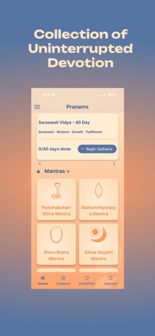 Hindu Mantras and Meditation iPhone screenshot
