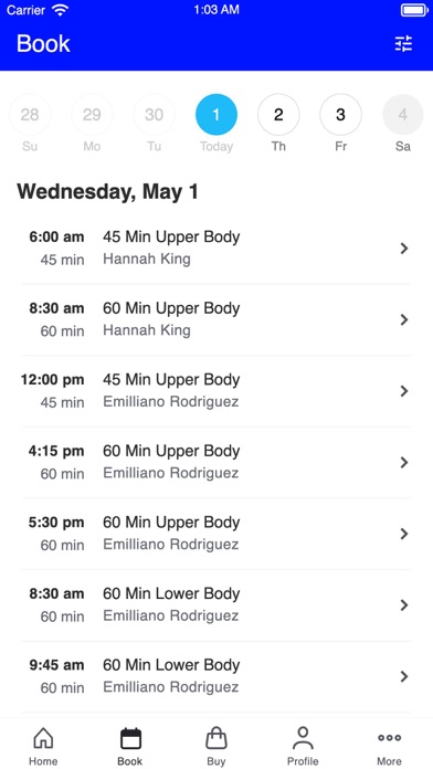 Bridges Fitness Screenshot