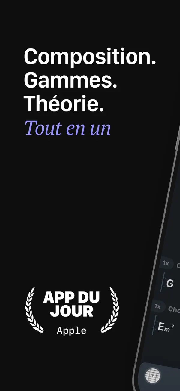 Screenshot #1 pour TONALY: Songs, Gammes, Théorie