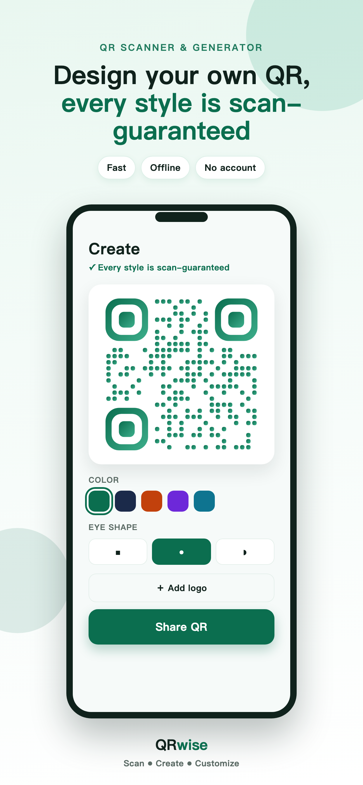 QRwise - QR Generator&Reader screenshot 2