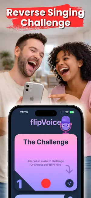 Reverse Singing – FlipVoice screenshot 1
