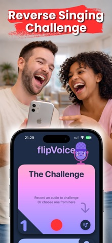 Reverse Singing – FlipVoice Screenshot 1 of 6