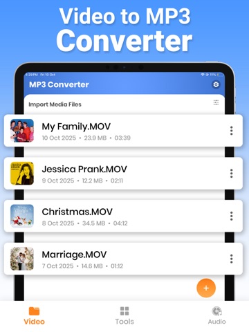 Video to MP3 Converter ‣ iPad screenshot