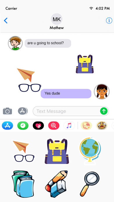 Screenshot #3 pour Back to School Stickers!
