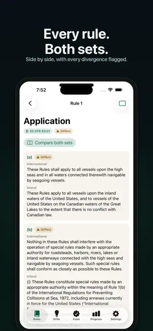 Aspect: Nav Rules Drills screenshot 2
