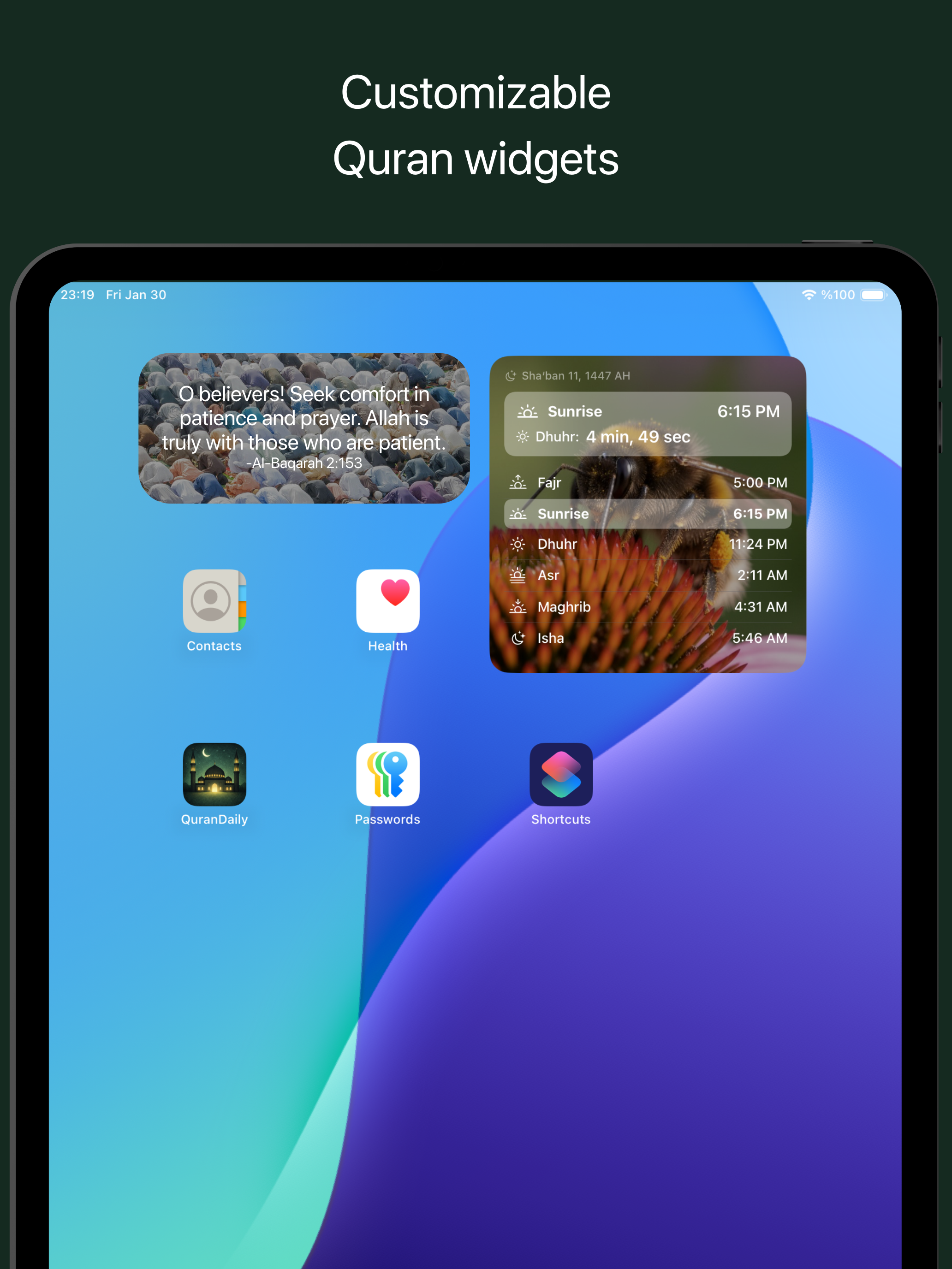 Quran Widgets: Verses & Duas screenshot 13