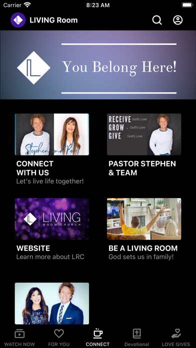LIVING Room Church Screenshot