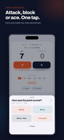 Koach volleyball screenshot