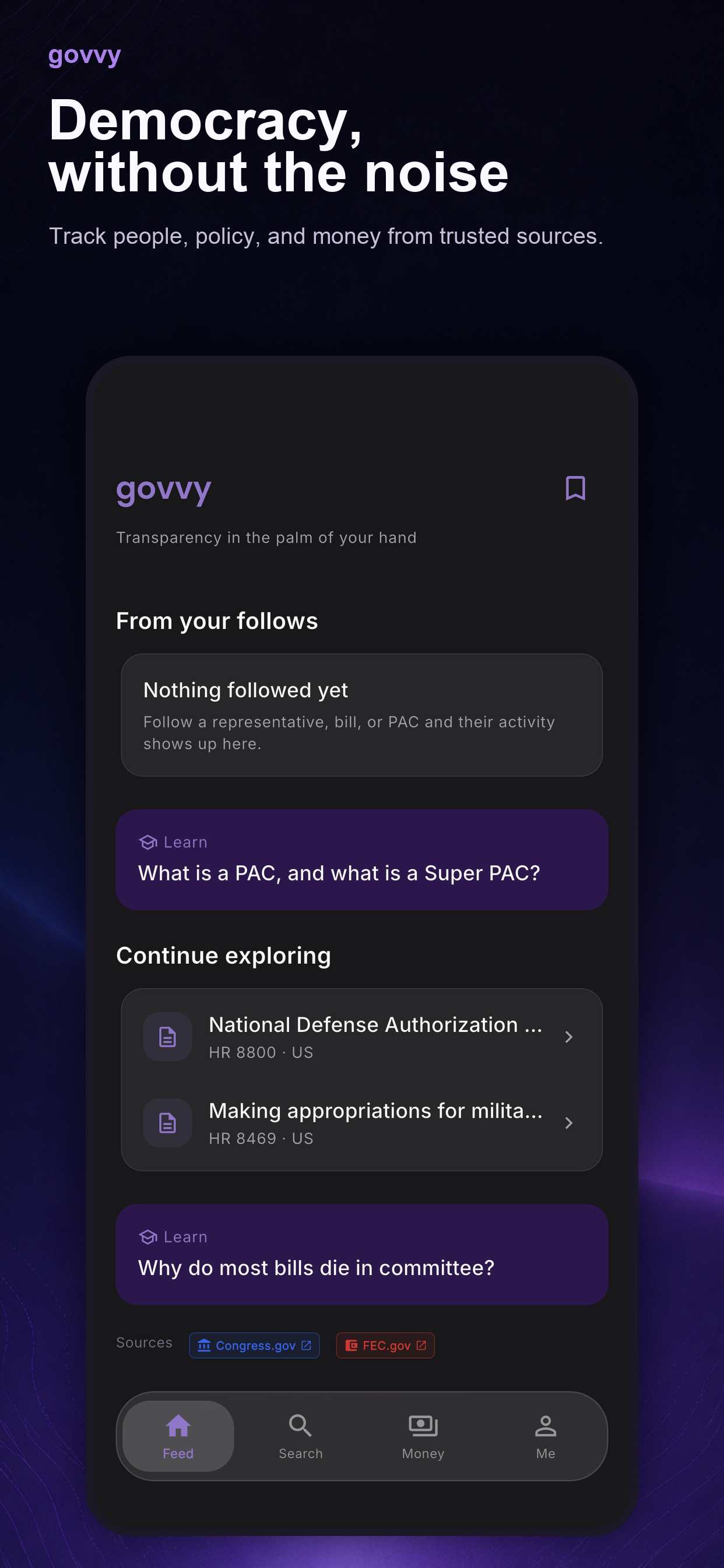 Govvy: US Politicians screenshot 3