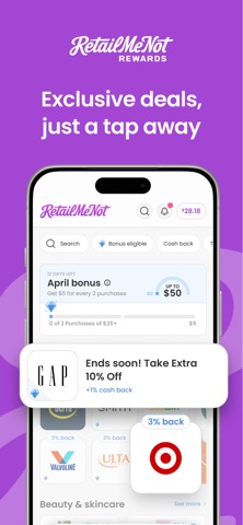 RetailMeNot: Rewards & Codes Screenshot 1 of 8