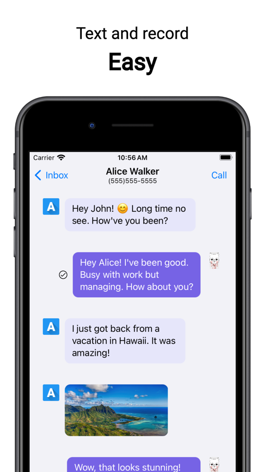 #4. Second Phone Number: Text Call (iOS) 由: AutoBizLine, Inc.