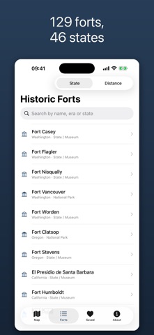 Historic Forts of America iPhone screenshot