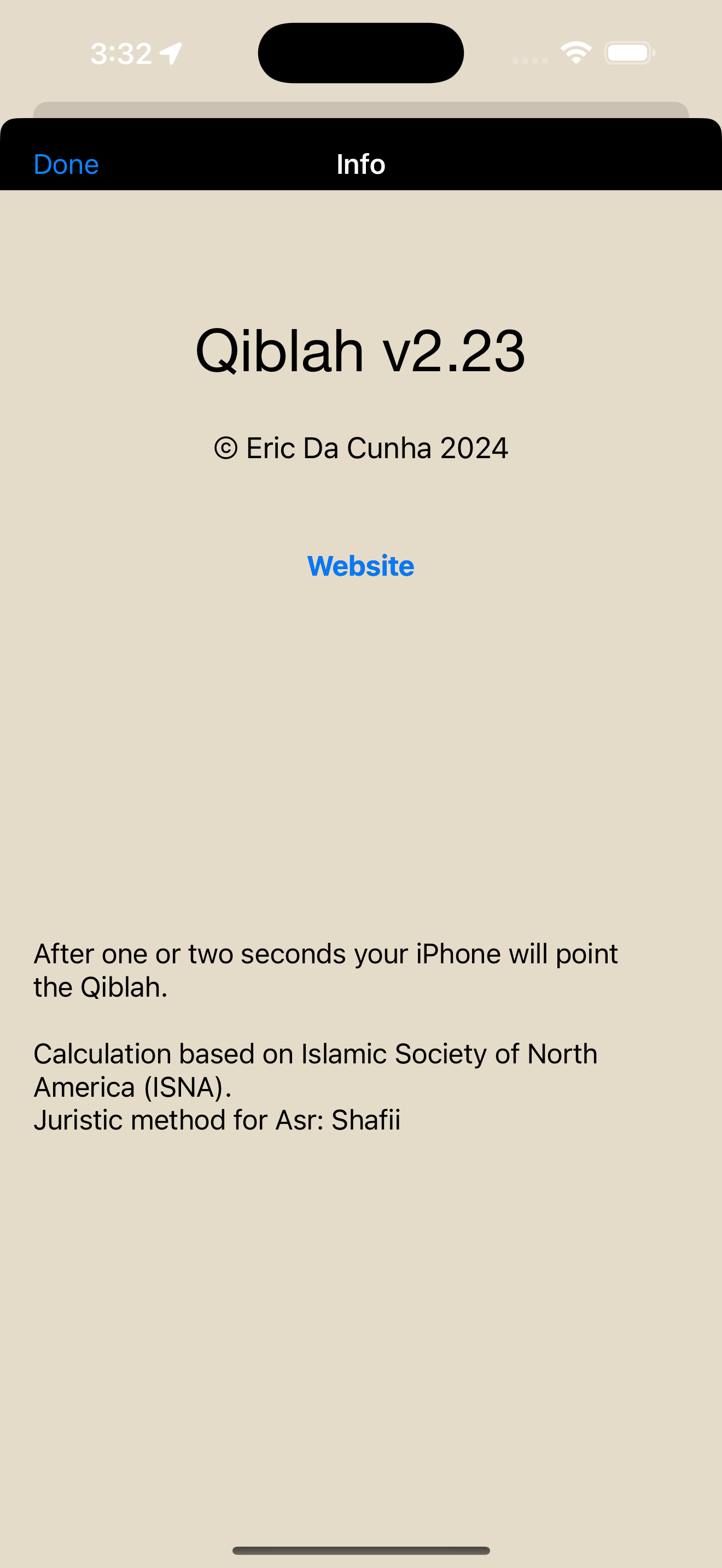 Qiblah screenshot 2