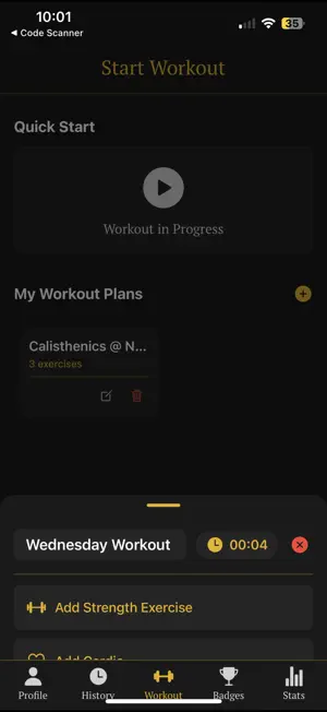 ZEUS Gym Logger screenshot 4