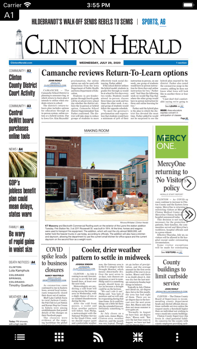 Clinton Herald Screenshot