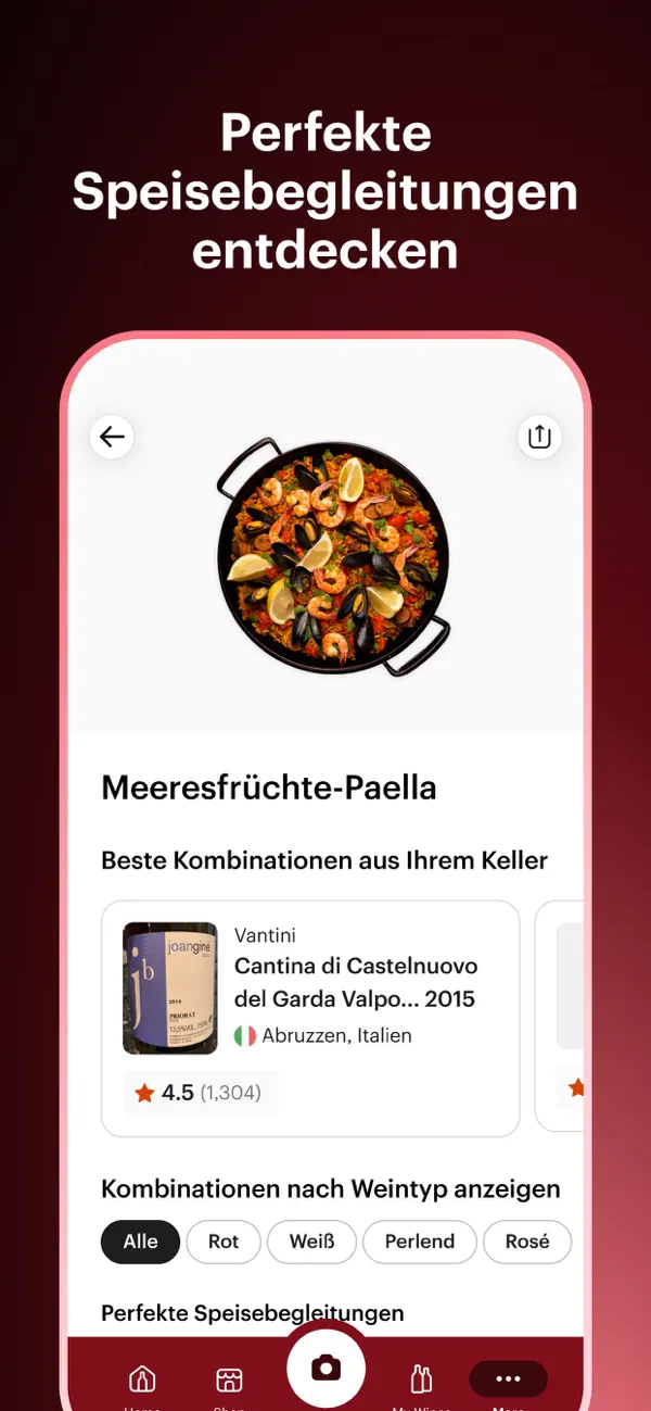 Vivino iPhone App Screenshot 7 – Essen und Trinken