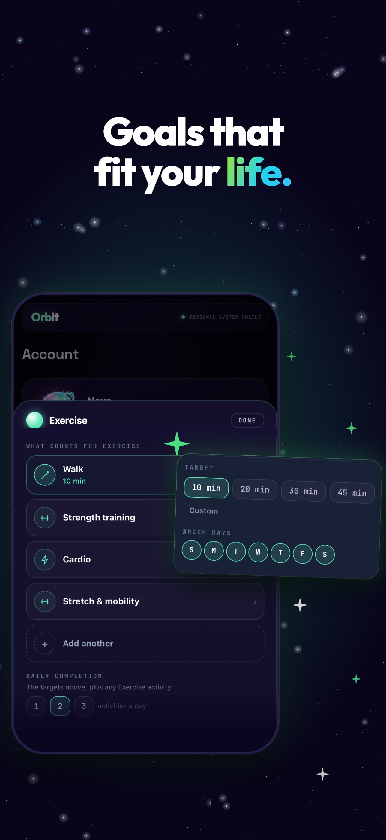 Screenshot 8 of Orbit: Self-Care Habit Tracker