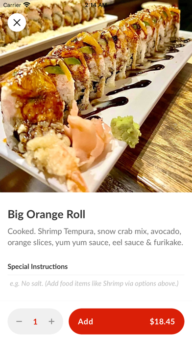 Asia Garden iPhone screenshot 7 - Food & Drink app