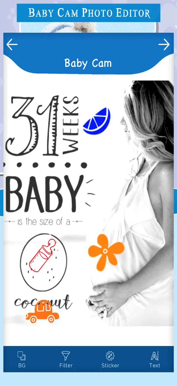 Screenshot #3 pour Baby Cam : Pregnancy Milestone