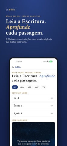 App da Bíblia: Estudo com IA iPhone screenshot 1