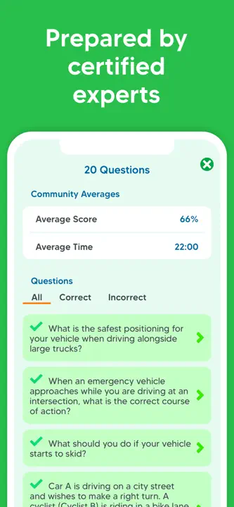 DMV Practice Test Permit 2025: Screenshot 6 von 8