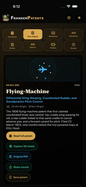 FrankenPatents screenshot 3