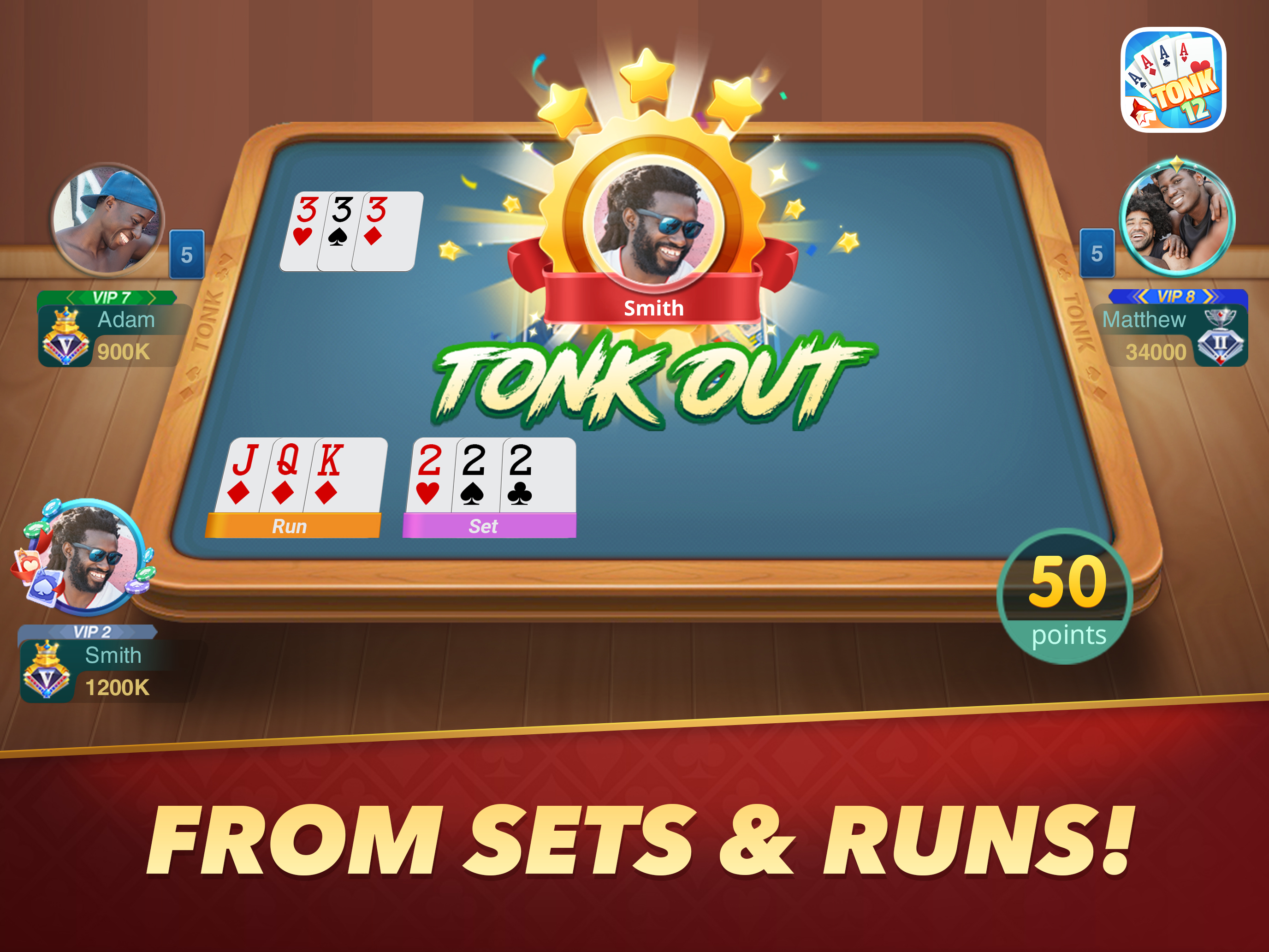 Tonk 12: Tunk Rummy ZingPlay screenshot 12