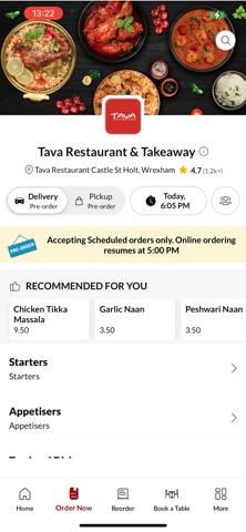 Tava Restaurant & Takeaway Screenshot 2 of 5