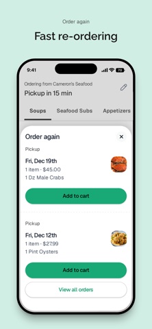 Cameron's Seafood To Go Screenshot 4 of 6