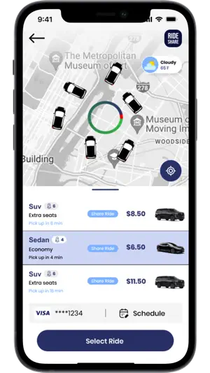 Share Ride App screenshot 3