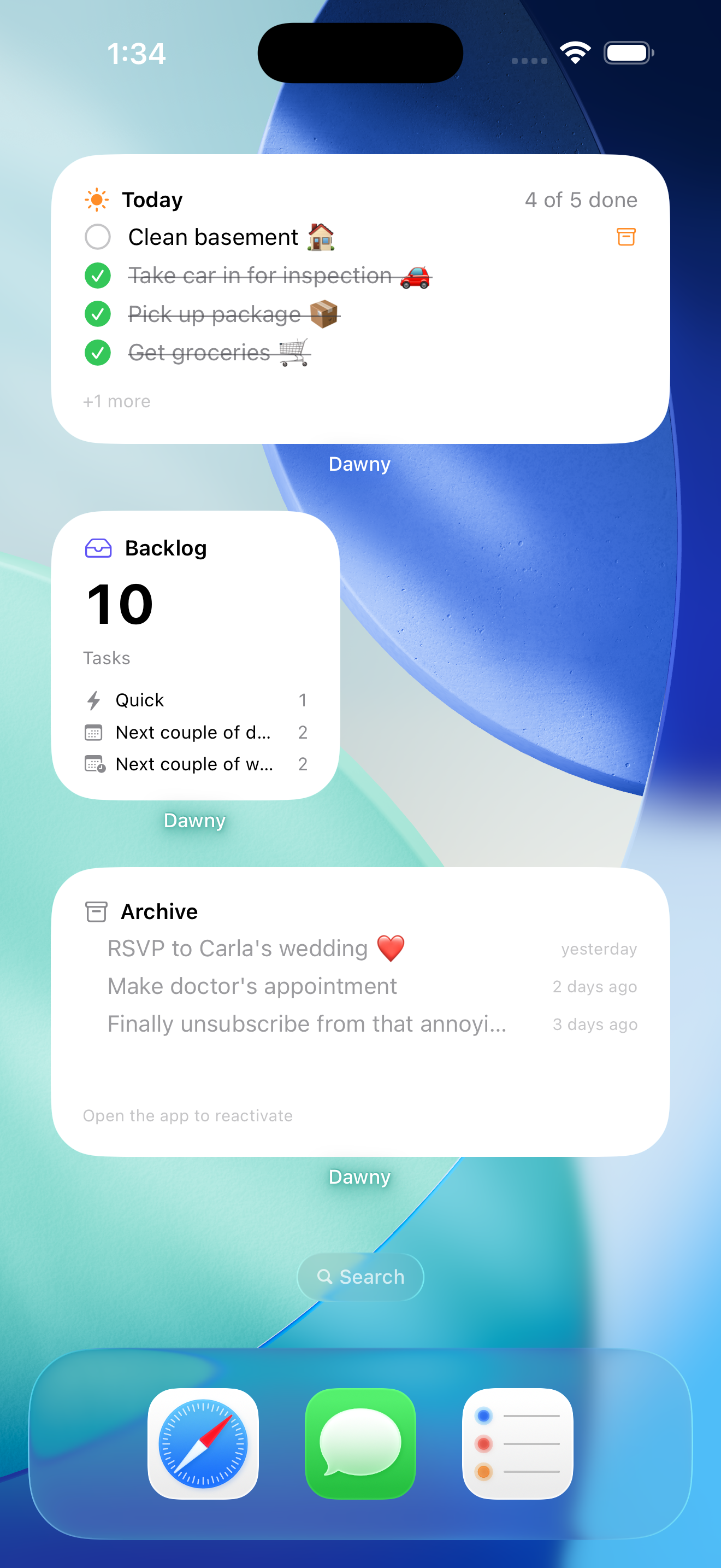 Dawny – To Do & Reset screenshot 4