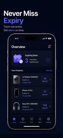 Warranty Vault -Tracker App のスクリーンショット