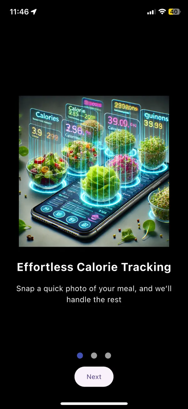 Screenshot #2 pour AI Calorie Counter