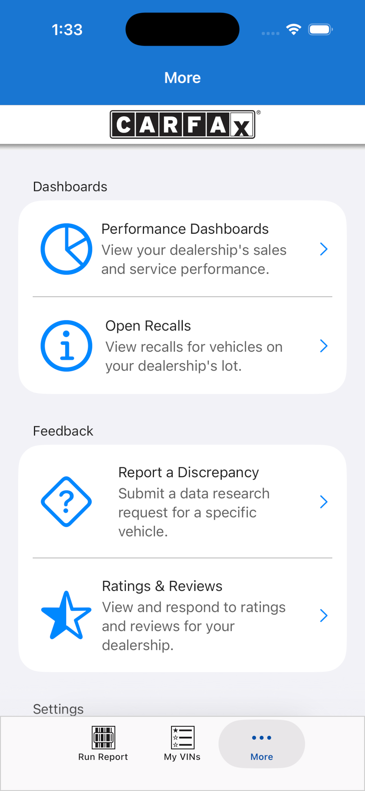 CARFAX for Dealers