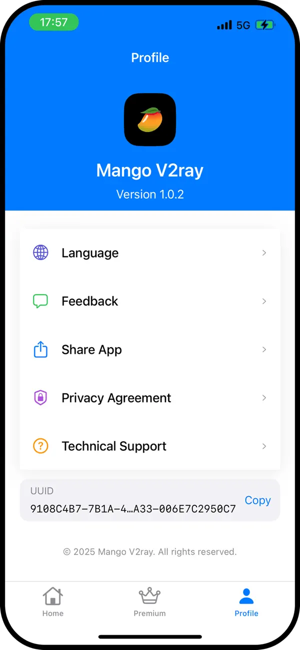 #5. Mango V2ray Helper (iOS) โดย: Free VPN One Co., Limited