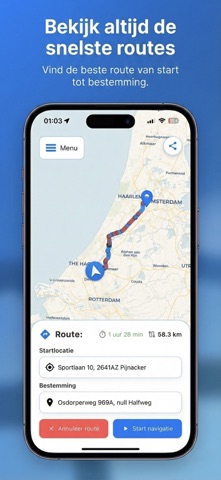 Bromly - Scooter navigatie iPhone screenshot 2