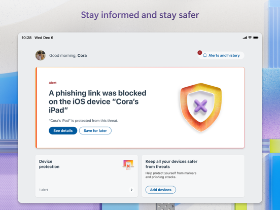 Microsoft Defender: セキュリティ iPad screenshot 4