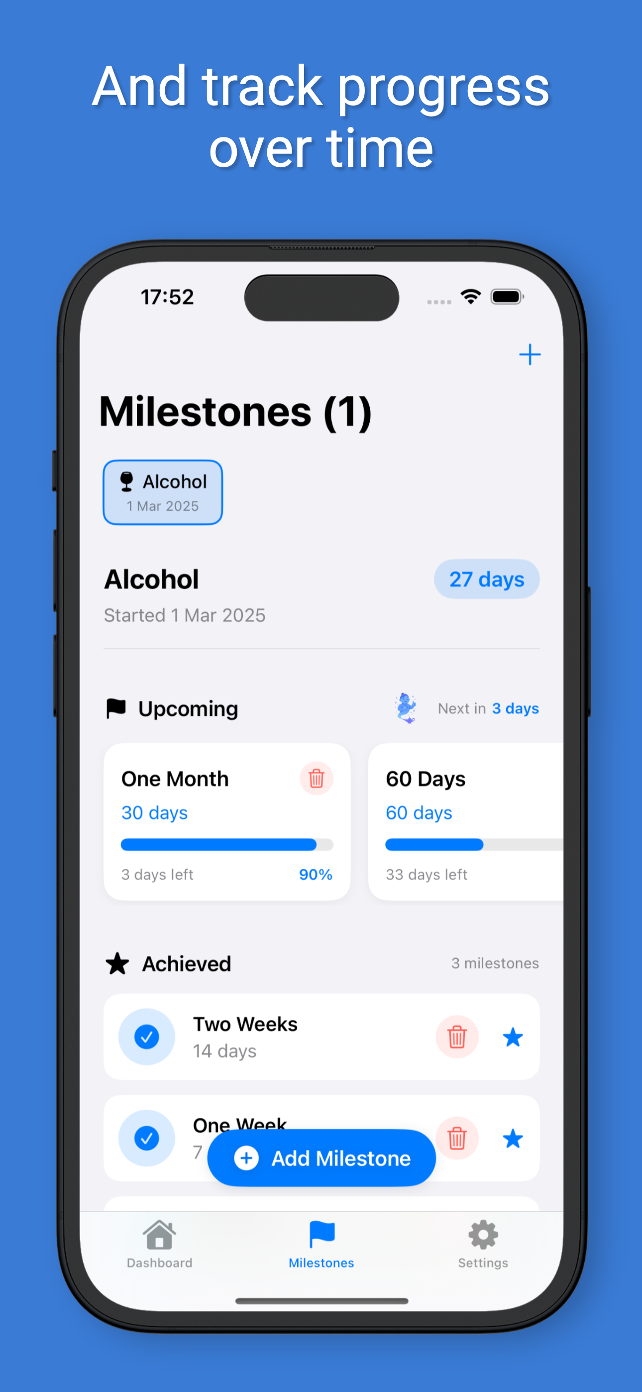 Serenie - Recovery Tracker