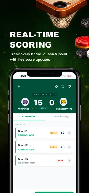 CarromPro: Score & Compete screenshot 2