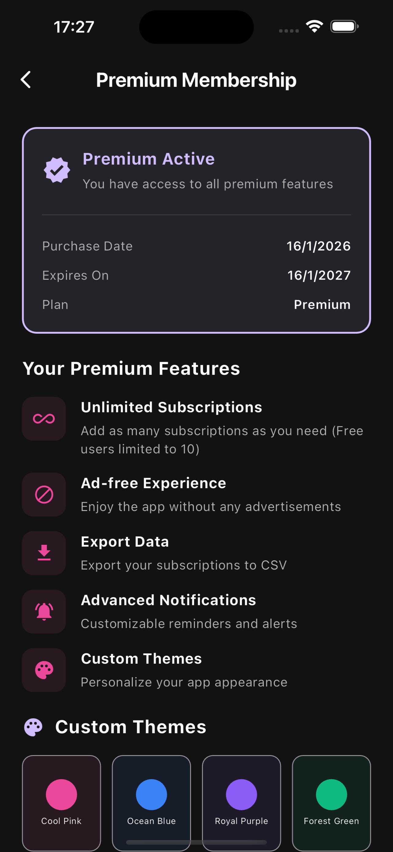 Takiplay- Subscription tracker screenshot 4