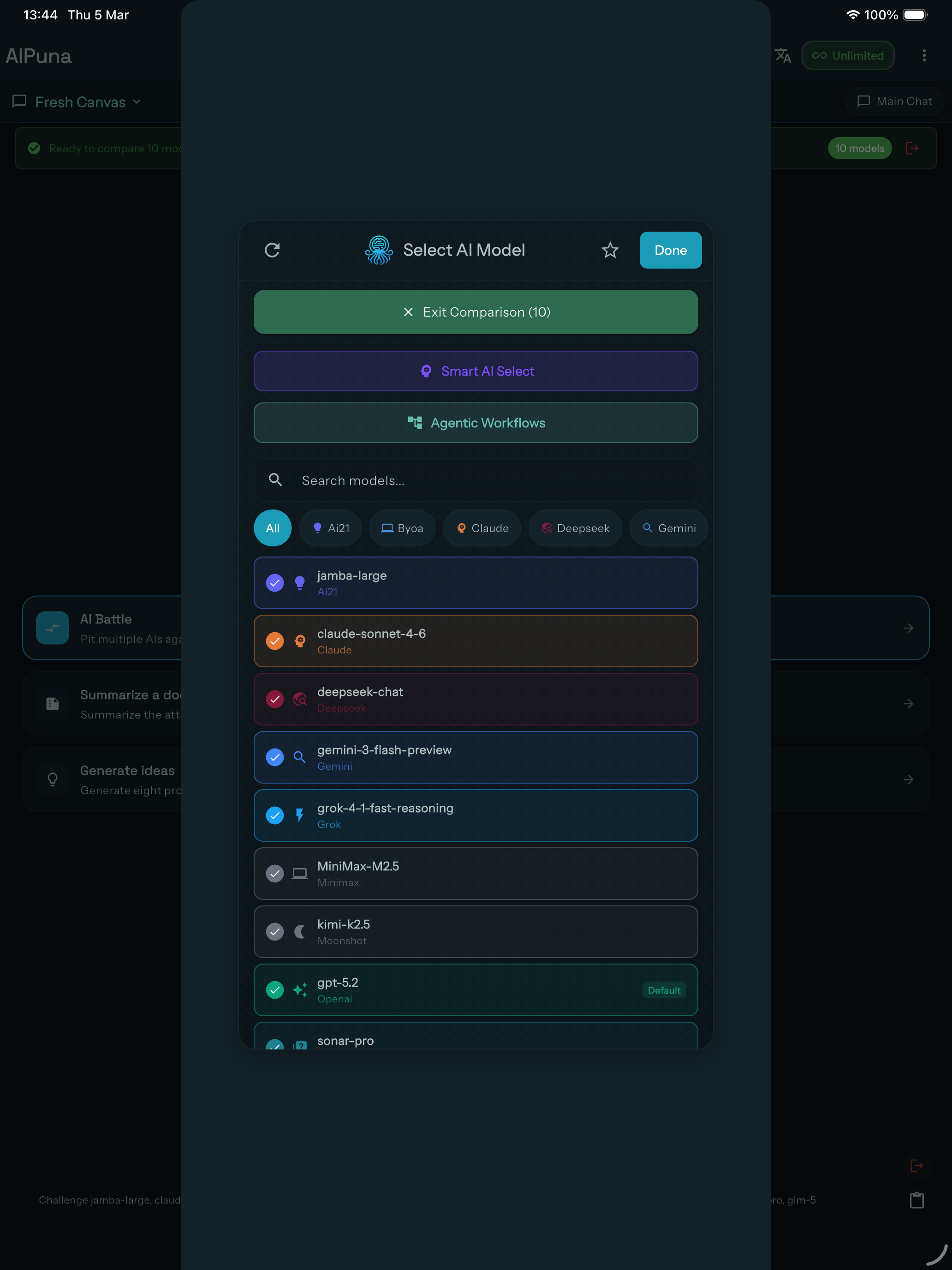 AIPuna – Compare AI Models