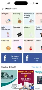 Flyers, Poster Maker, Design screenshot #1 for iPhone