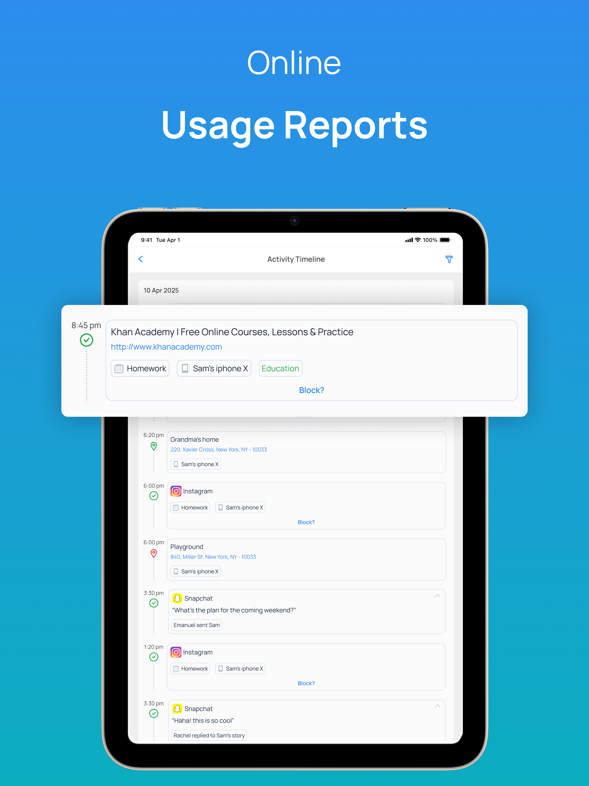 Parental Control App: Mobicip