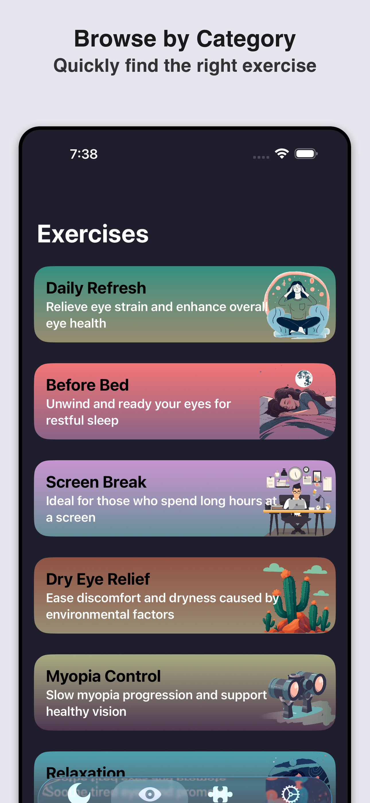 Eye Care: Relax tired eyes