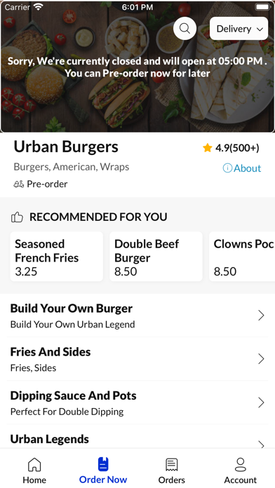 Urban Burgers Screenshot